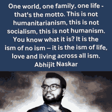 abhijit naskar naskar one world one family one life world is family diversity and inclusion
