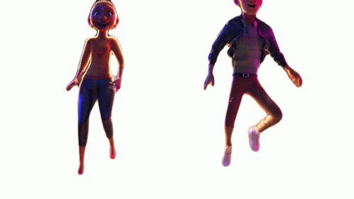 Jump Together Dot Art Discover Share Gifs