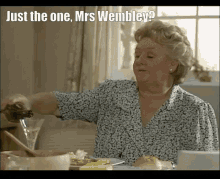 Just The One Mrs Wembley GIF - Just The One Mrs Wembley Just The One Mrs Wembley GIFs