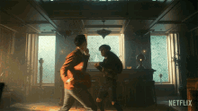 Fight Scene Ben Hargreeves GIF - Fight Scene Ben Hargreeves Five GIFs