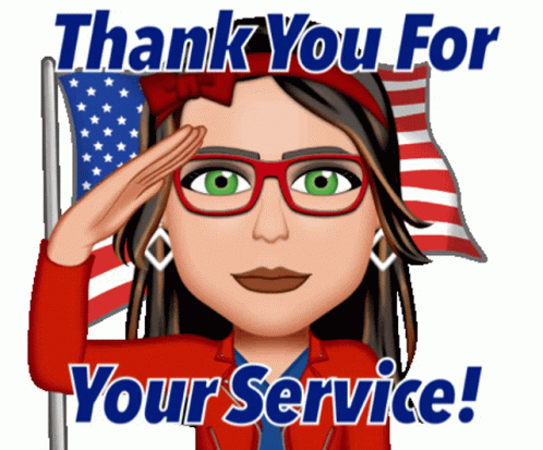 Thank You For Your Service Salute Gif Thank You For Your Service Salute Discover Share Gifs