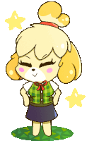 Isabelle Isabelle Animal Crossing Sticker - Isabelle Isabelle Animal Crossing Animal Crossing Stickers