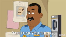 The Fuck You Think Gerald Fitzgerald GIF - The Fuck You Think Gerald Fitzgerald Cedric Yarbrough GIFs