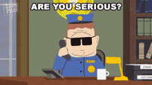 Are You Serious Officer Barbrady GIF - Are You Serious Officer Barbrady South Park GIFs