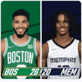 Boston Celtics (26) Vs. Memphis Grizzlies (20) First-second Period Break GIF - Nba Basketball Nba 2021 GIFs