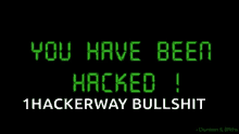 hacked out