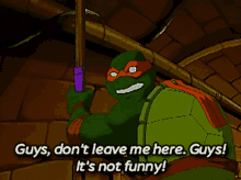 Tmnt Michelangelo GIF - Tmnt Michelangelo Guys Dont Leave Me Here GIFs