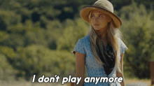 I Dont Play Anymore Elsa Dutton GIF - I Dont Play Anymore Elsa Dutton Isabel May GIFs
