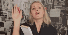 Reporter Silly Mustache GIF - Reporter Silly Mustache Funny GIFs