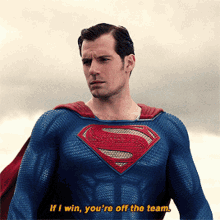 Justice League Superman GIF - Justice League Superman If I Win GIFs