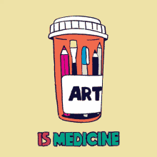 Art Art Is Medicine GIF - Art Art Is Medicine Prescription GIFs