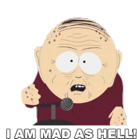 I Am Mad As Hell Marvin Marsh Sticker - I Am Mad As Hell Marvin Marsh South Park Stickers
