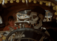 Skeleton Funny GIF - Skeleton Funny Traffic GIFs