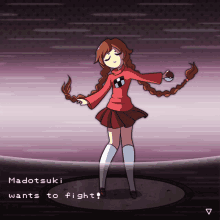 Madotsuki Fight GIF - Madotsuki Fight Attack GIFs