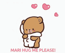 Mari Bear GIF - Mari Bear Hug GIFs