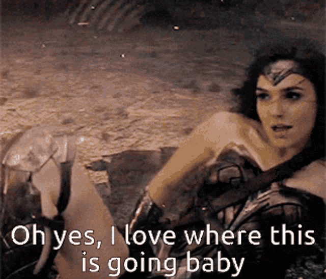 Wonder Woman Oh Yes GIF - Wonder Woman Oh Yes I Love - Disco