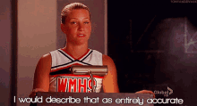Glee Brittany Pierce GIF - Glee Brittany Pierce I Would Describe That As Entirely Accurate GIFs