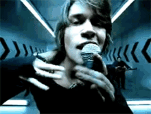 hot warm its hot holding mic look hot warm its hot holding mic look
