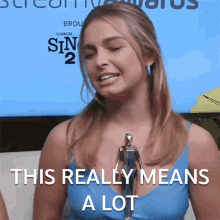 This Really Means A Lot Alexa Rivera GIF - This Really Means A Lot Alexa Rivera Streamys Awards Ceremony GIFs