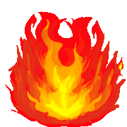 ほのお Fire Sticker - ほのお Fire 燃える Stickers