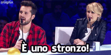 Luciana Littizzetto Stronzo GIF - Luciana Littizzetto Stronzo Italias Got Talent GIFs