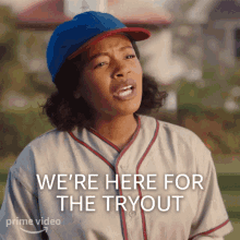 Were Here For The Tryout Maxine Chapman GIF - Were Here For The Tryout Maxine Chapman A League Of Their Own GIFs