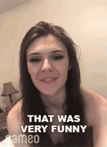 That Was Very Funny Nicole Amber Maines GIF - That Was Very Funny Nicole Amber Maines Cameo GIFs
