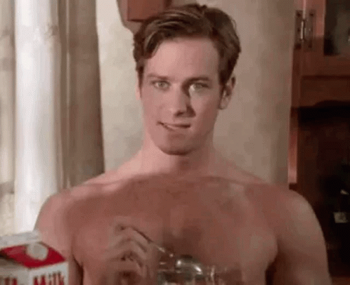 Armie Hammer Cereal GIF - Armie Hammer Cereal Eat - Discover & Share GI...
