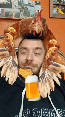 Wings Chicken GIF - Wings Chicken Beer GIFs