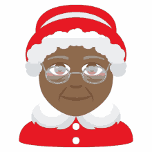 mrs claus joypixels christmas mother christmas holidays