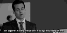 against emotions against emotions