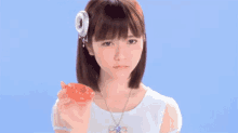 ドーナッツ　島崎遥香 Haruka Shimazaki 元akb48 GIF - Haruka Shimazaki Akb48 GIFs