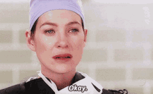 Greys Anatomy Meredith Grey GIF - Greys Anatomy Meredith Grey Okay GIFs