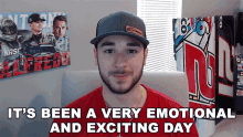 Its Been A Very Emotional And Exciting Day Anthony Alfredo GIF - Its Been A Very Emotional And Exciting Day Anthony Alfredo An Emotional Day GIFs