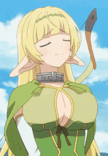 how not to summon a demon lord shera boobs elf fantasy