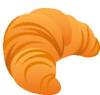 Croissant Food Sticker - Croissant Food Joypixels Stickers