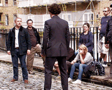John Fighting Sherlock Benedict Cumberbatch GIF - John Fighting Sherlock Benedict Cumberbatch Martin Freeman GIFs