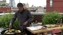 Dude Food With John Stage: Grilled Vegetable Orzo Salad Recipe GIF - Dude Food John Stage Tasted GIFs