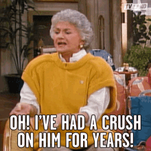 Oh Ive Had A Crush Onhim For Years GIF - Oh Ive Had A Crush Onhim For Years Crush On Him GIFs