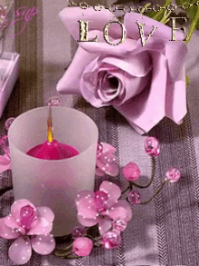 Love Candle GIF - Love Candle Pink GIFs