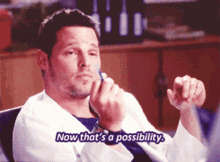Greys Anatomy Alex Karev GIF - Greys Anatomy Alex Karev Now Thats A Possibility GIFs