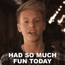 Had So Much Fun Today Carson Lueders GIF - Had So Much Fun Today Carson Lueders Lonely GIFs