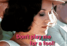 Marion Cotillard Dont Play Me For A Fool GIF - Marion Cotillard Dont Play Me For A Fool Im No Fool GIFs