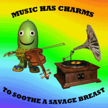 Music Has Charms Soothe A Savage Breast GIF - Music Has Charms Soothe A Savage Breast Music GIFs