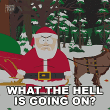 What The Hell Is Going On Santa Claus GIF - What The Hell Is Going On Santa Claus South Park GIFs