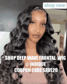 Deep Wave Hair Loose Deep Wave Bundles GIF - Deep Wave Hair Loose Deep Wave Bundles Deep Wave Wig GIFs