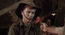 Merry Christmas Mr Lawrence David Bowie GIF - Merry Christmas Mr Lawrence David Bowie Flower GIFs