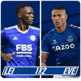 Leicester City F.C. (1) Vs. Everton F.C. (2) Post Game GIF - Soccer Epl English Premier League GIFs