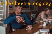 Has Been A Long Day Drinking GIF - Has Been A Long Day Drinking Drink Time GIFs