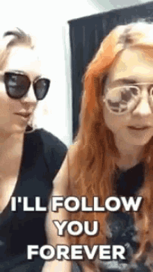 Follow You Forever Becky Lynch GIF - Follow You Forever Becky Lynch Charlotte Flair GIFs